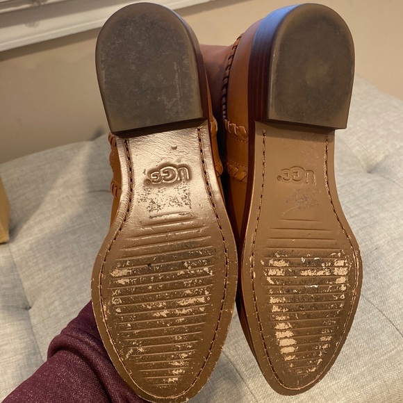 UGG Gracen Whipstich Leather Boots SZ 5 - Picture 10 of 10